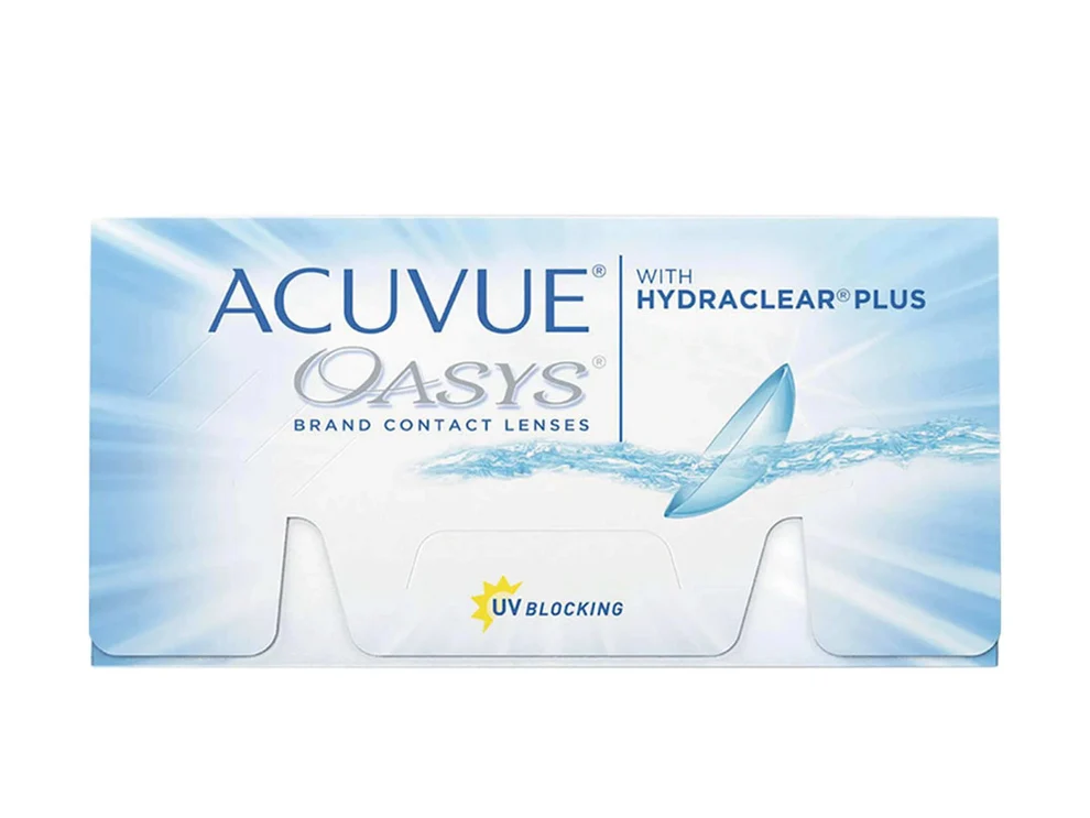 عدسات جونسون أكيوفيو أواسيس - شهرية شفافة | Johnson Acuvue Oasys - Monthly Clear