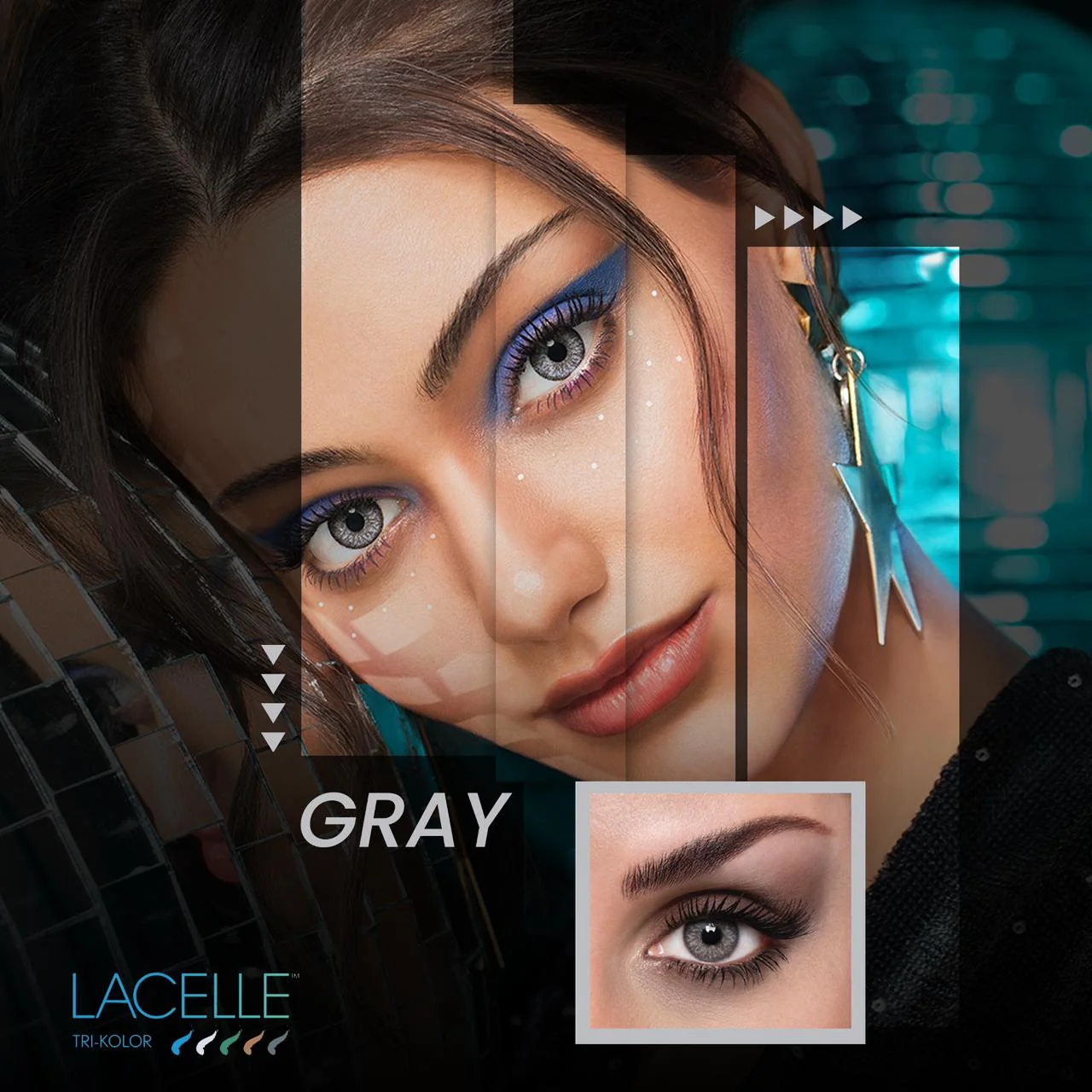 عدسات تراي كلر - جراي | Tri-Kolor - Gray
