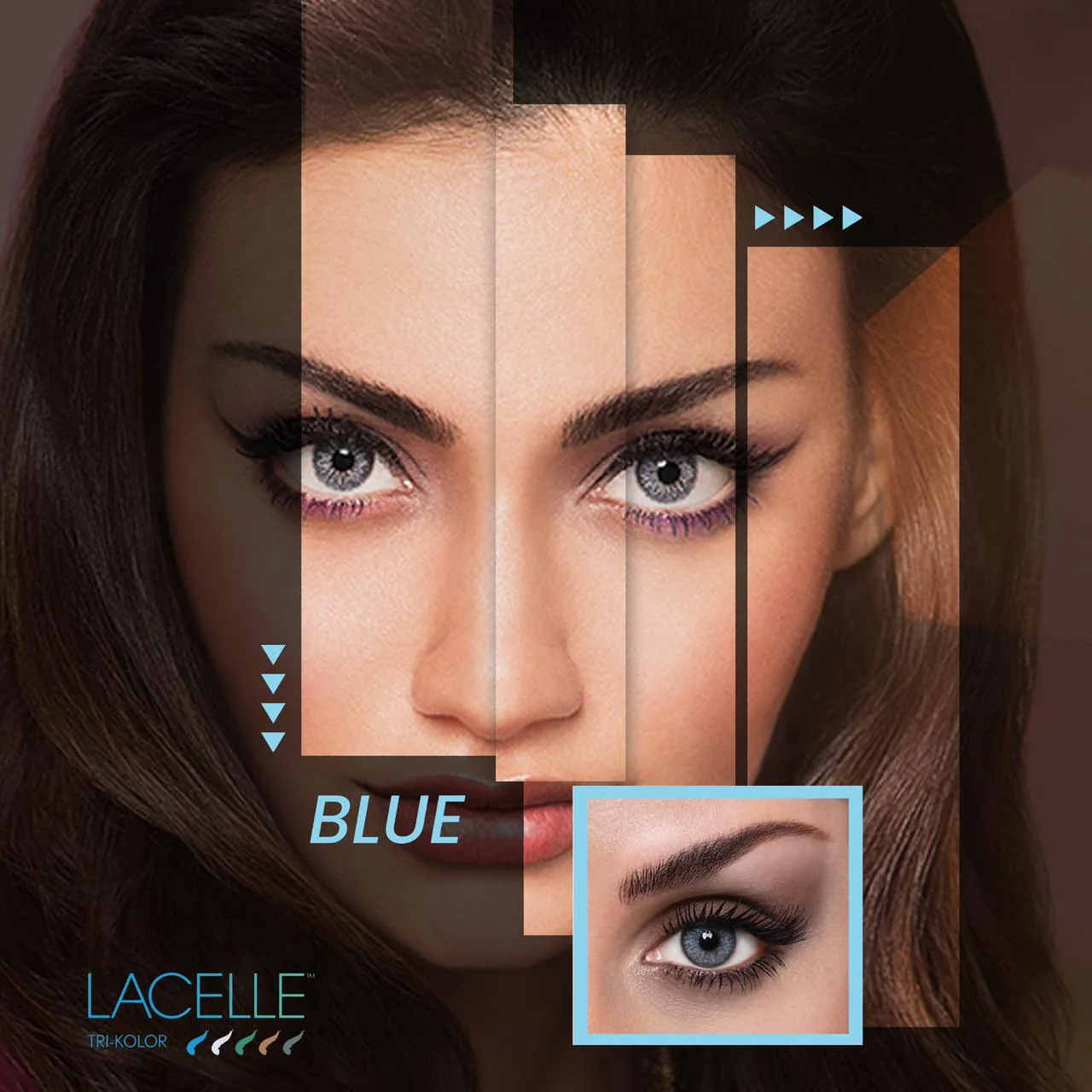 عدسات تراي كلر - بلو | Tri-Kolor - Blue