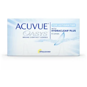 عدسات جونسون أكيوفيو أواسيس توريك - سنوية شفافة | Johnson Acuvue Oasys Toric - Yearly Clear