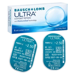 عدسات بوش آند لومب الترا - شهرية شفافة | Bausch & Lomb Ultra - Monthly Clear