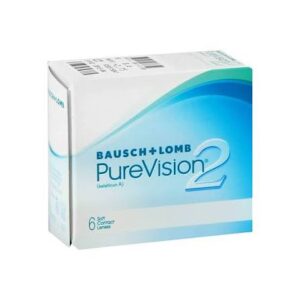 عدسات بوش آند لومب بيور فيجن 2 - شهرية شفافة | Bausch & Lomb PureVision 2 - Monthly Clear