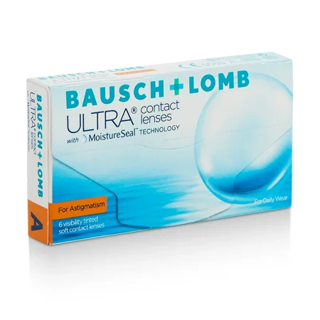 عدسات بوش آند لومب الترا توريك - سنوية شفافة | Bausch & Lomb Ultra Toric - Yearly Clear